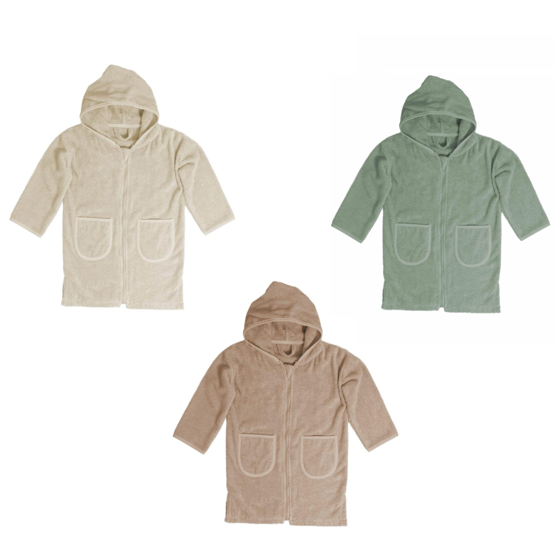 Badjas Uni Line Rits