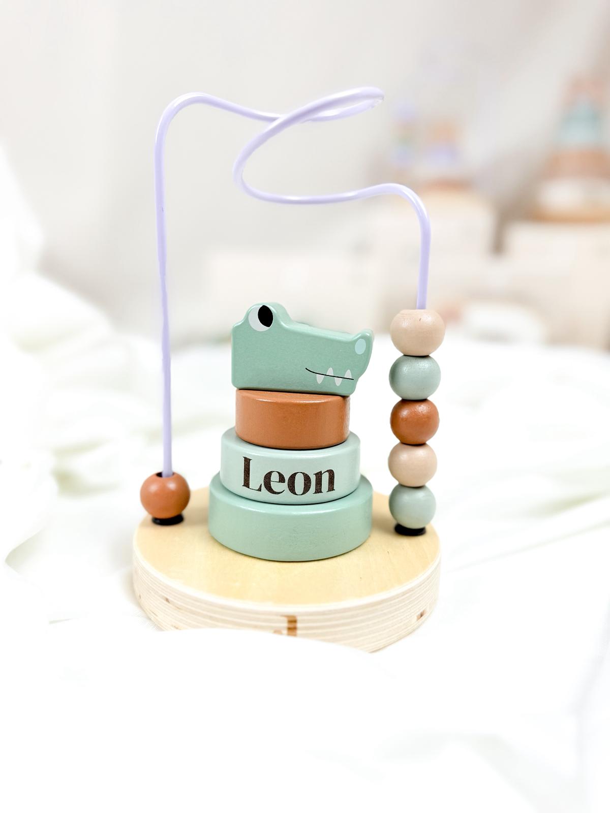 Houten Spiraal Croco