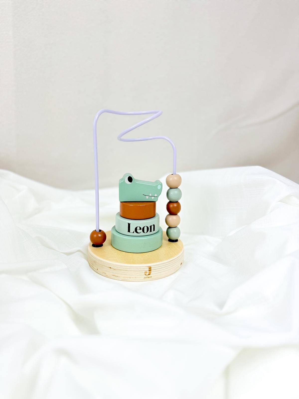 Houten Spiraal Croco