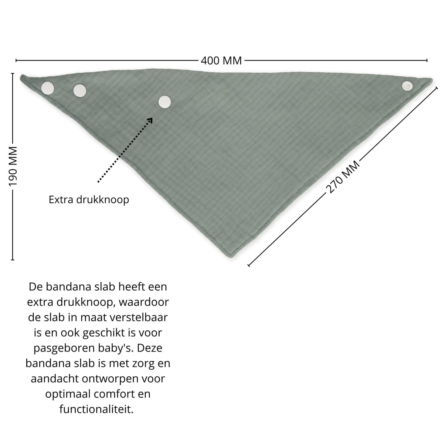 Bandana slab hydrofiel