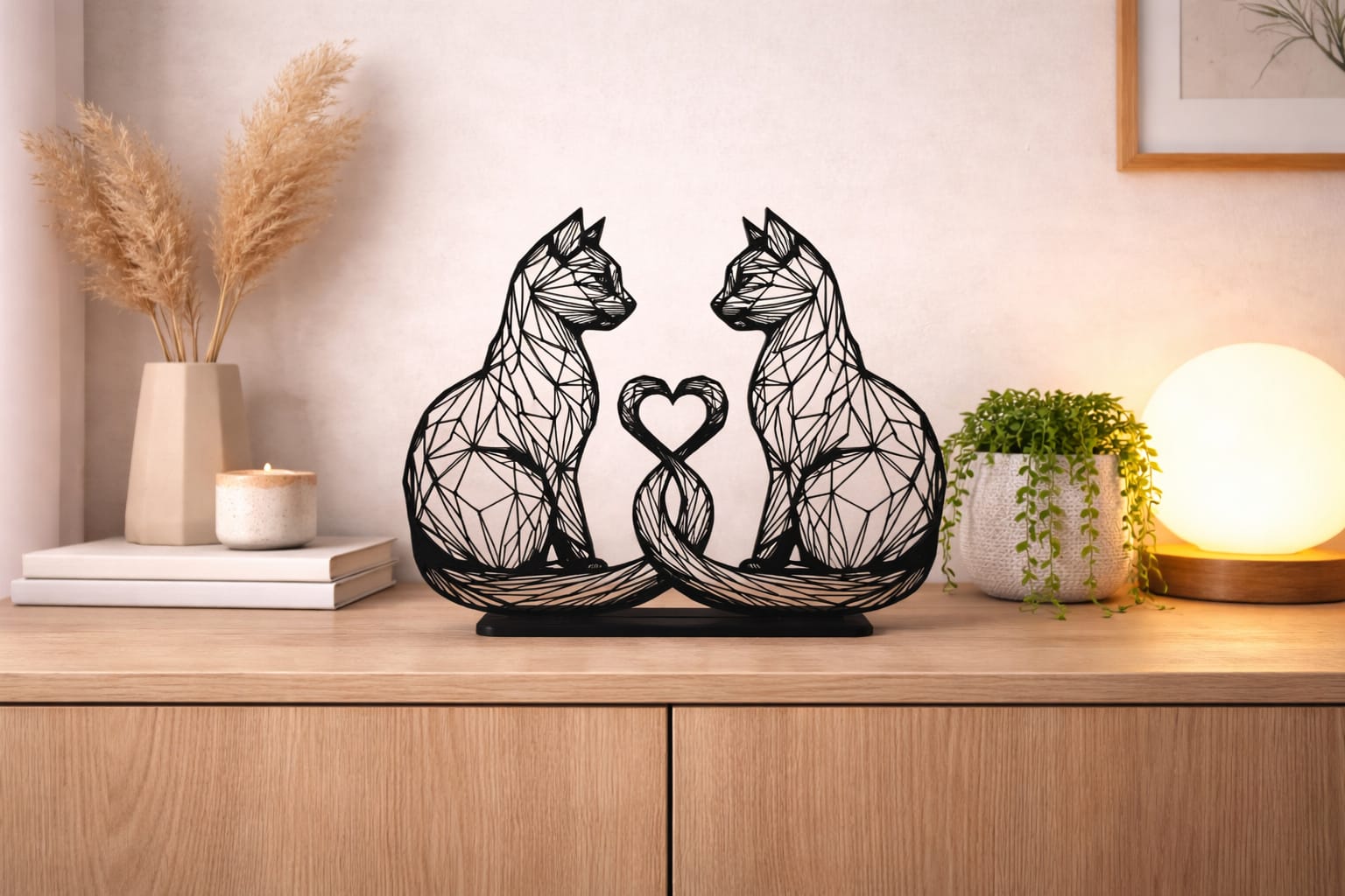 Modern Love Forms –Two Cats