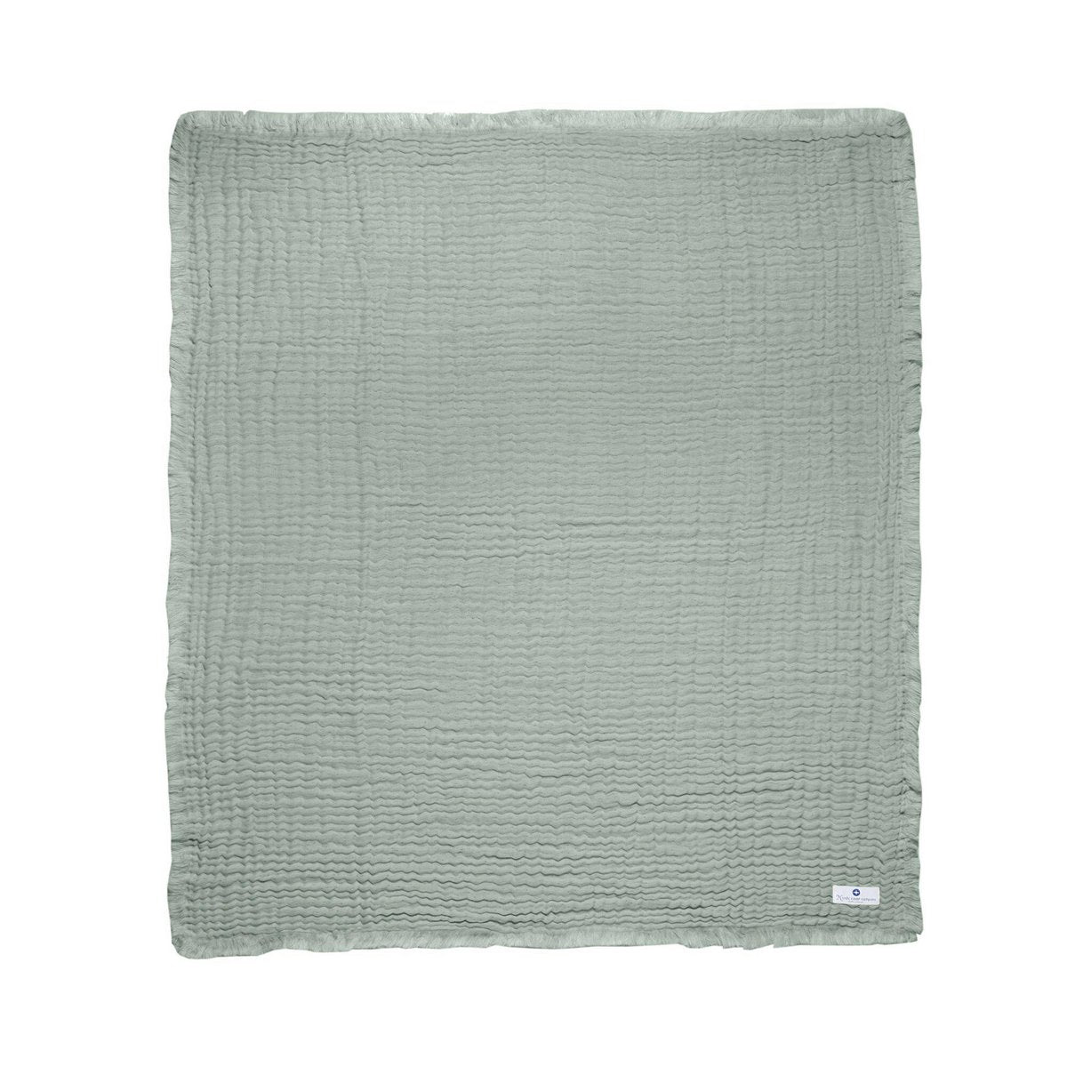 Mousseline omzoomde deken