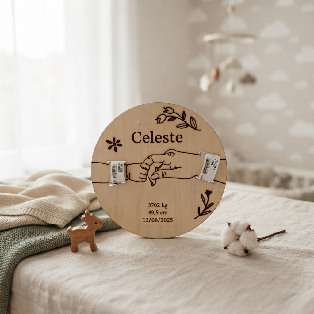 Newborn fotokader - Geboortecirkel Handjes