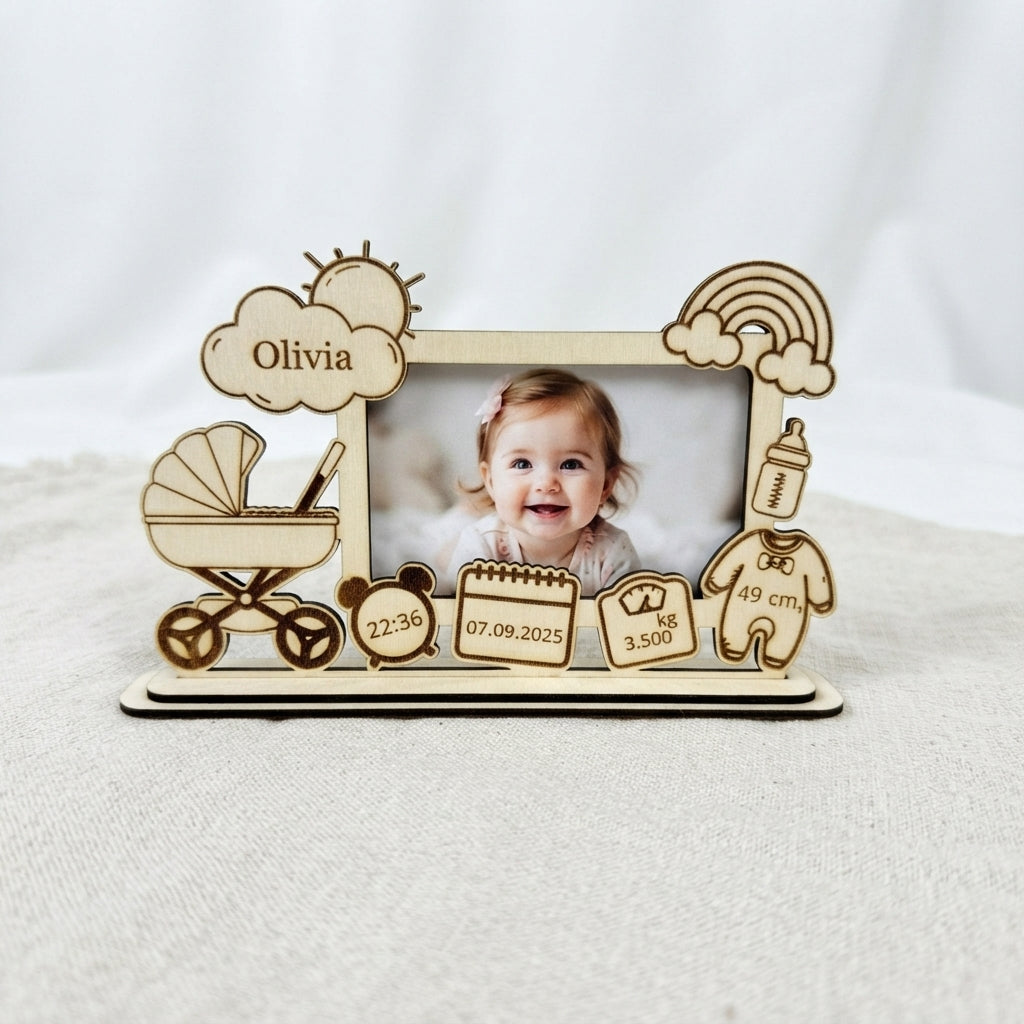 Newborn fotokader - Regenboog