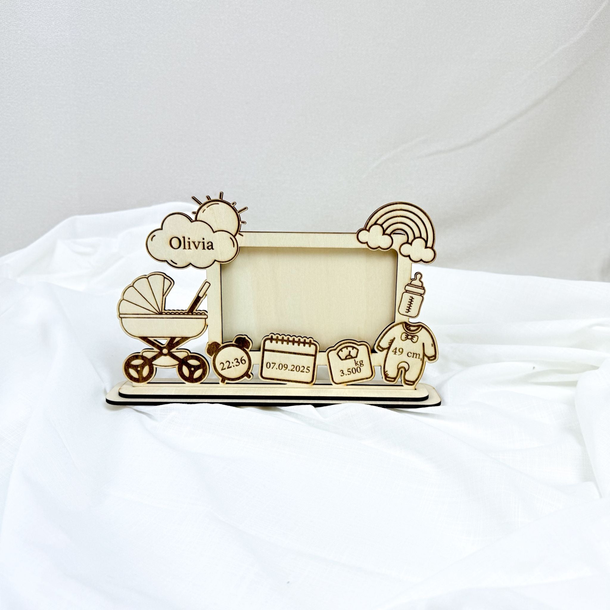 Photo frame Newborn - Rainbow