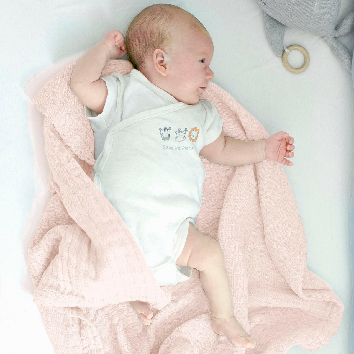 4 in 1 mousseline babydeken